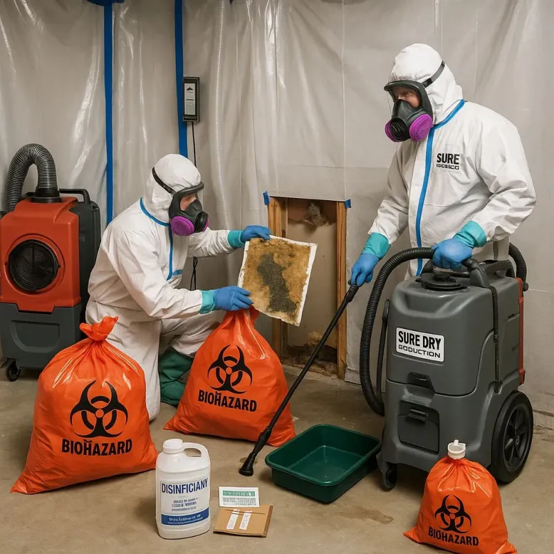 Contaminated Water Handling Protocols process in Trowbridge Park, MI